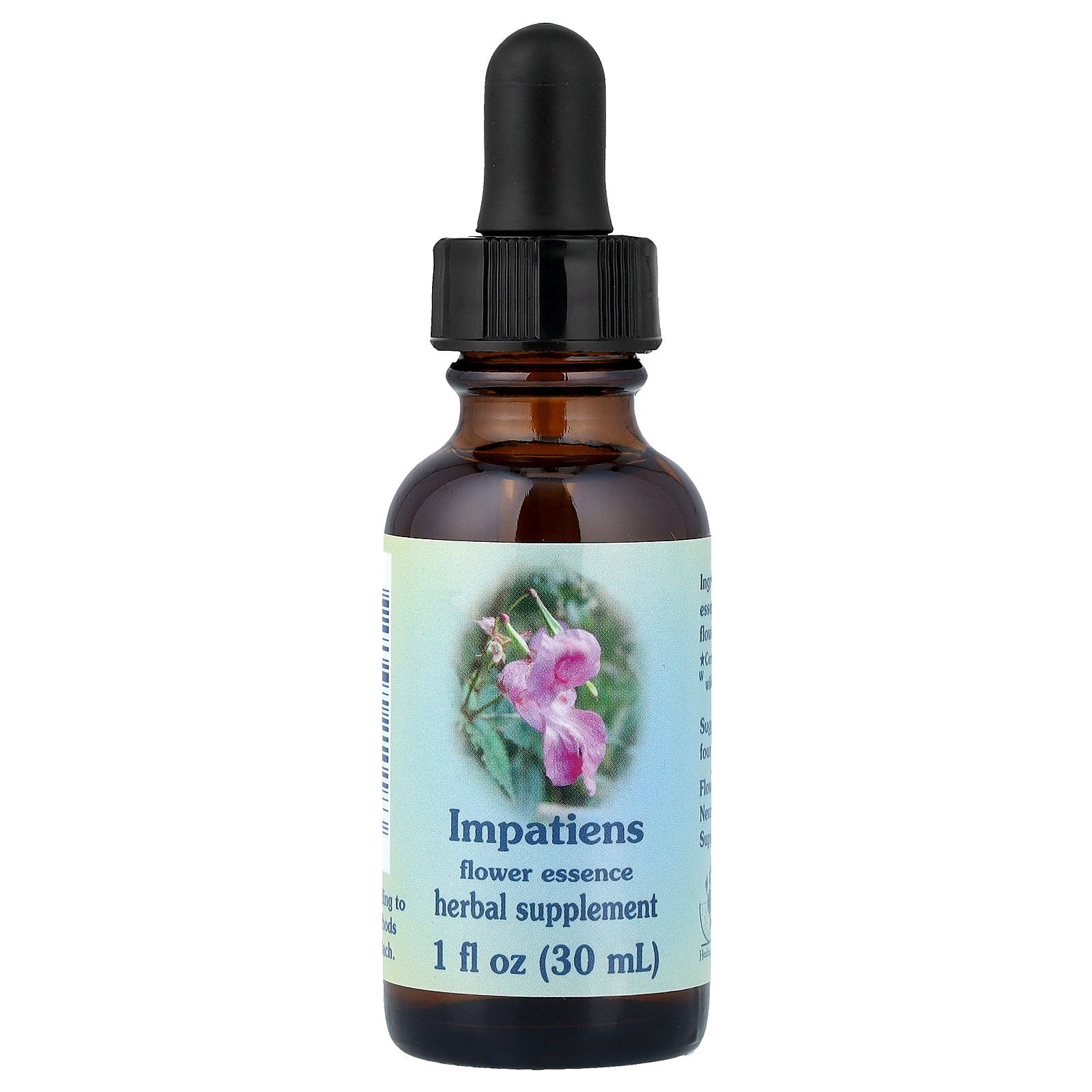 Flower Essence Services, Impatiens, Flower Essence, 1 fl oz (30 ml)
