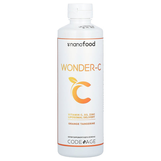 Codeage, Nanofood, Wonder-C, Orange Tangerine, 15.22 fl oz (450 ml)