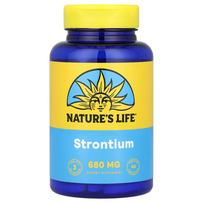 Nature's Life, Strontium, 680 mg, 60 Tablets (340 mg Per Tablet)