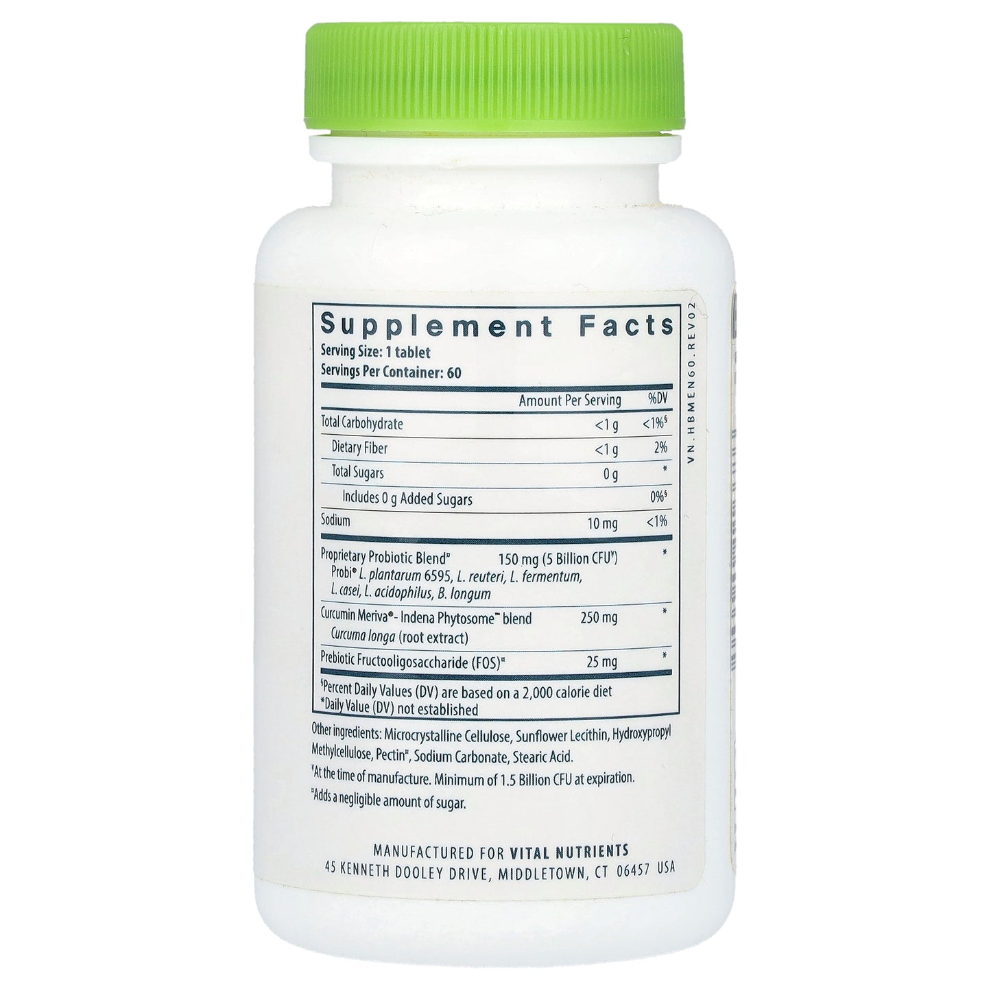 Vital Nutrients, Hyperbiotics®, Pro-Men® Probiotic, 60 Vegan Tablets