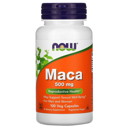 NOW Foods, Maca, 500 mg, 100 Veg Capsules