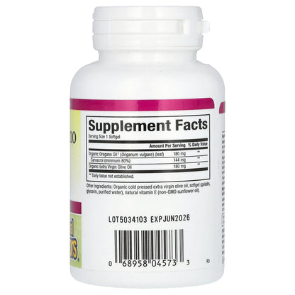 Natural Factors, Oil Of Oregano, 180 mg, 30 Softgels