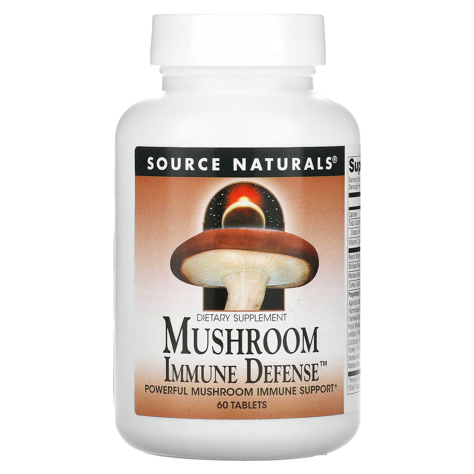 Source Naturals, Mushroom Immune Defense, 60 Tablets