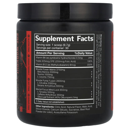 JNX Sports, The Shadow!®, Pre-Workout, Watermelon, 10.3 oz (291 g)