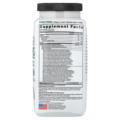 Force Factor, Smarter Greens®, Summer Berry, 60 Soft Chews