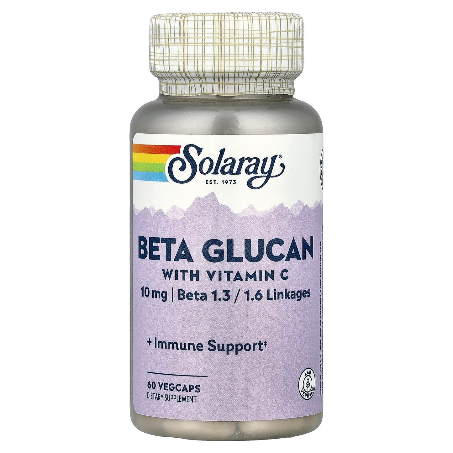 Solaray, Beta Glucan with Vitamin C, 60 VegCaps