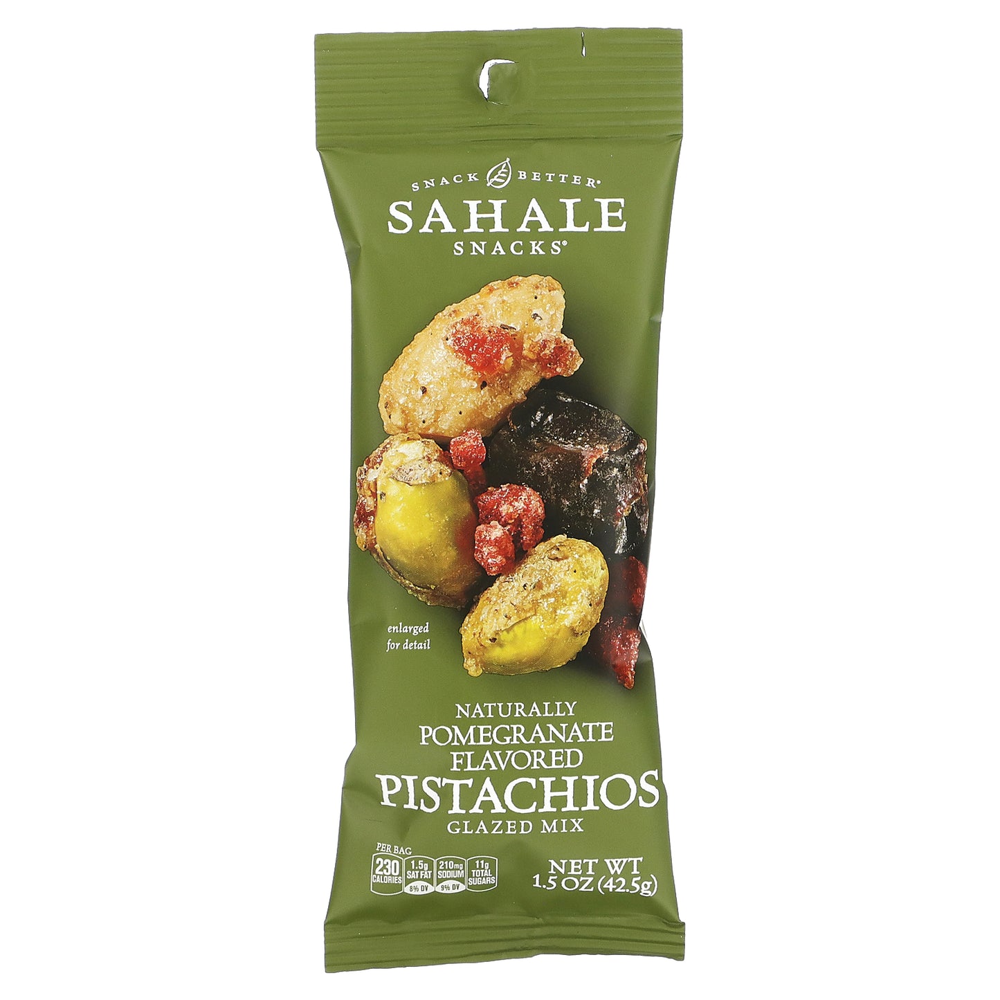 Sahale Snacks, Glazed Mix, Natural Pomegranate Pistachios, 9 Packs, 1.5 oz (42.5 g) Each