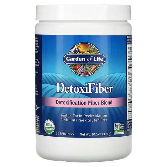 Garden of Life, DetoxiFiber, Detoxification Fiber Blend, 10.5 oz (300 g)