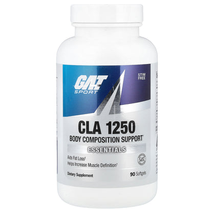 GAT, Sport, CLA 1250, 1,250 mg, 90 Softgels