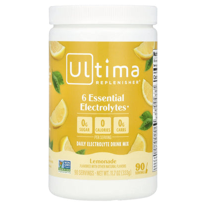 Ultima Replenisher, Daily Electrolyte Drink Mix, Lemonade, 11.7 oz (333 g)