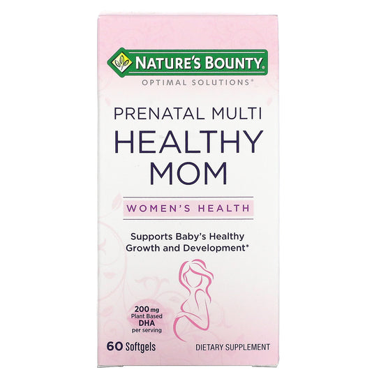 Nature's Bounty, Optimal Solutions, Healthy Mom Prenatal Multi, 60 Softgels