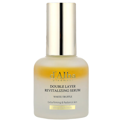 d'Alba, White Truffle Double Layer Revitalizing Serum, 1.01 fl oz (30 ml)