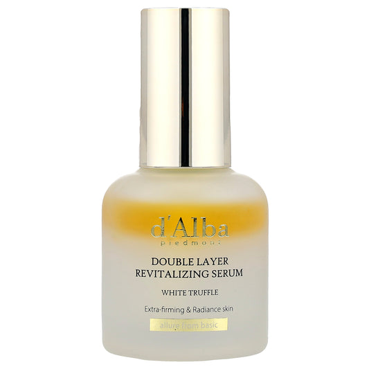 d'Alba, White Truffle Double Layer Revitalizing Serum, 1.01 fl oz (30 ml)
