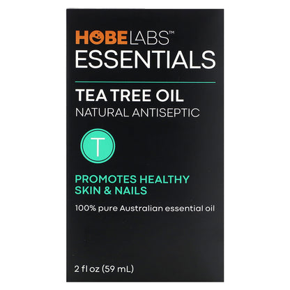 Hobe Labs, Essentials, Tea Tree Oil, 2 fl oz (59 ml)