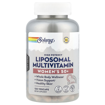 Solaray, High Potency Women's 50+ Liposomal Multivitamin, 120 VegCaps