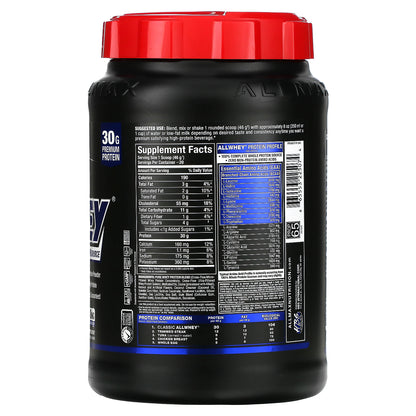 ALLMAX, CLASSIC ALLWHEY®, 100% Whey Protein, Chocolate, 2 lbs (907 g)