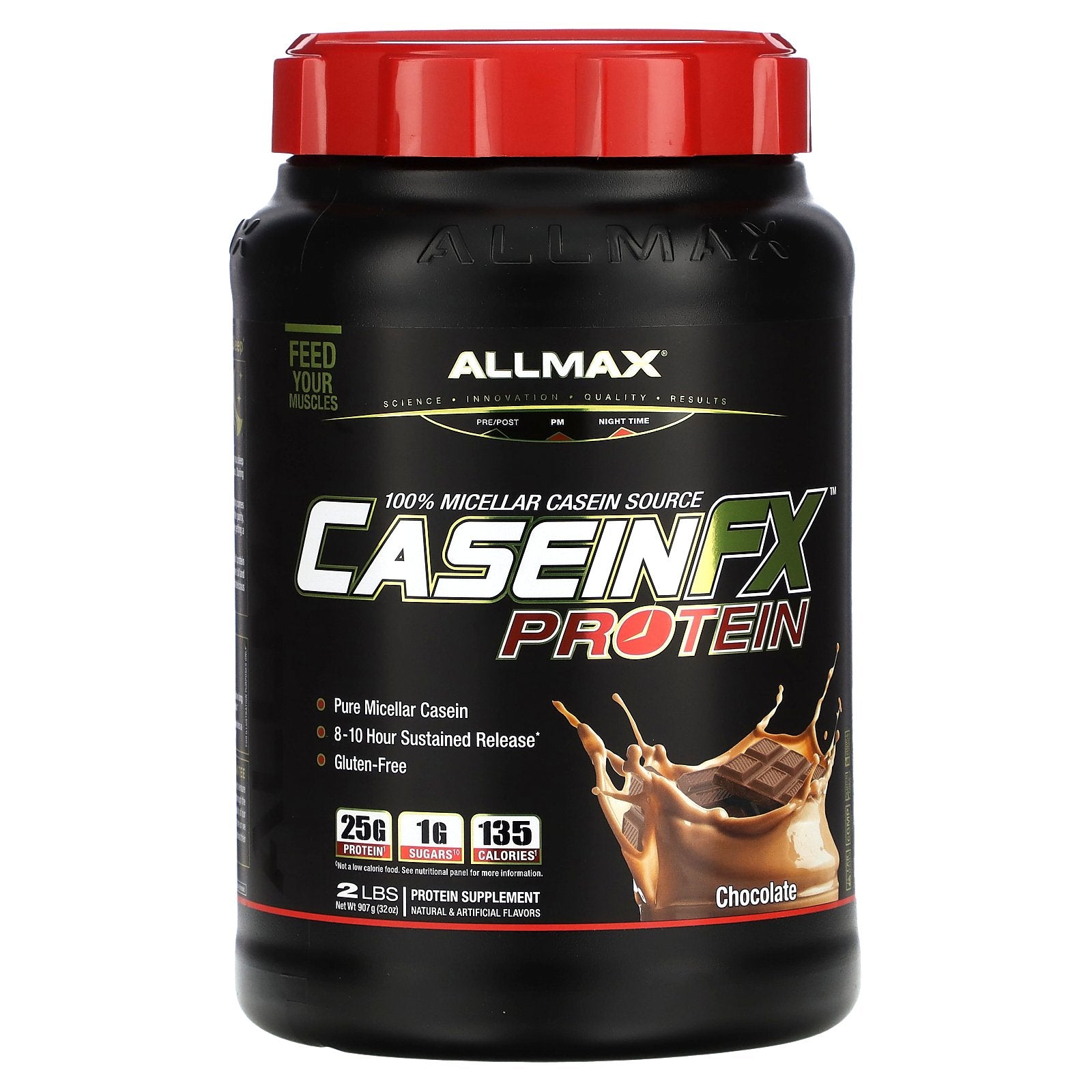 ALLMAX, Casein-FX™, 100% Casein Micellar Protein, Chocolate, 2 lbs (907 g)