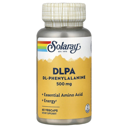 Solaray, DLPA, 500 mg, 60 VegCaps