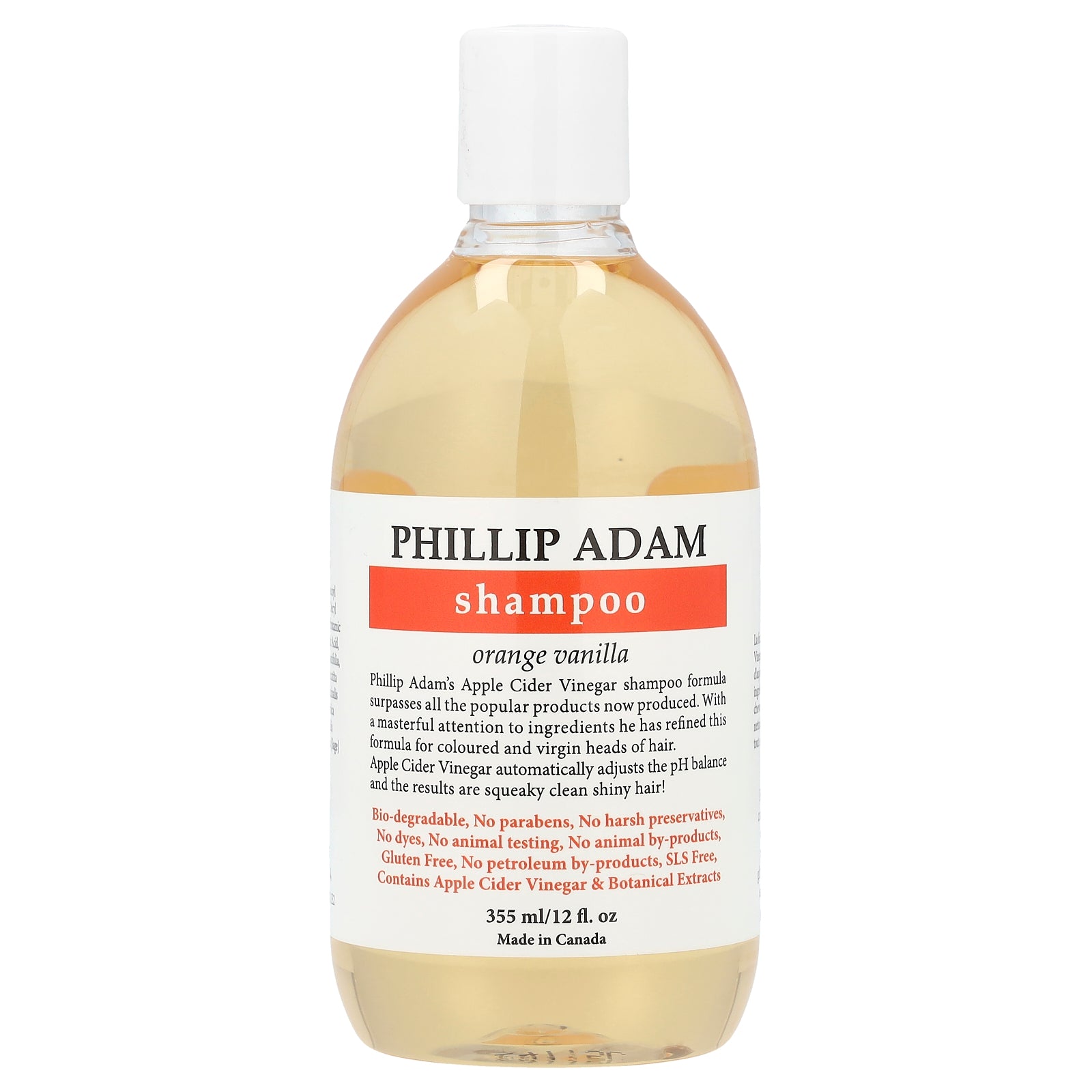 Phillip Adam, Shampoo, Orange Vanilla, 12 fl oz (355 ml)