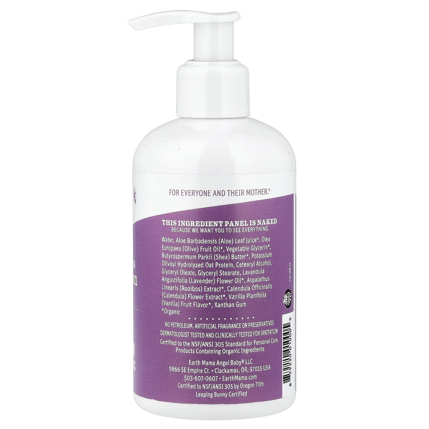 Earth Mama, Calming Lavender Baby Lotion, 8 fl oz (240 ml)