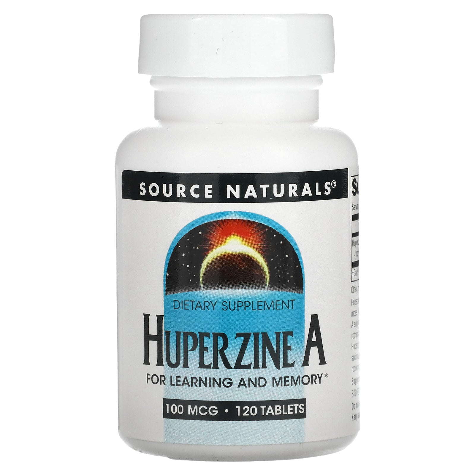 Source Naturals, Huperzine A, 100 mcg, 120 Tablets