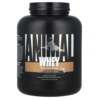 Animal, Whey Protein Powder, Cookies & Cream, 4 lb (1.81 kg)