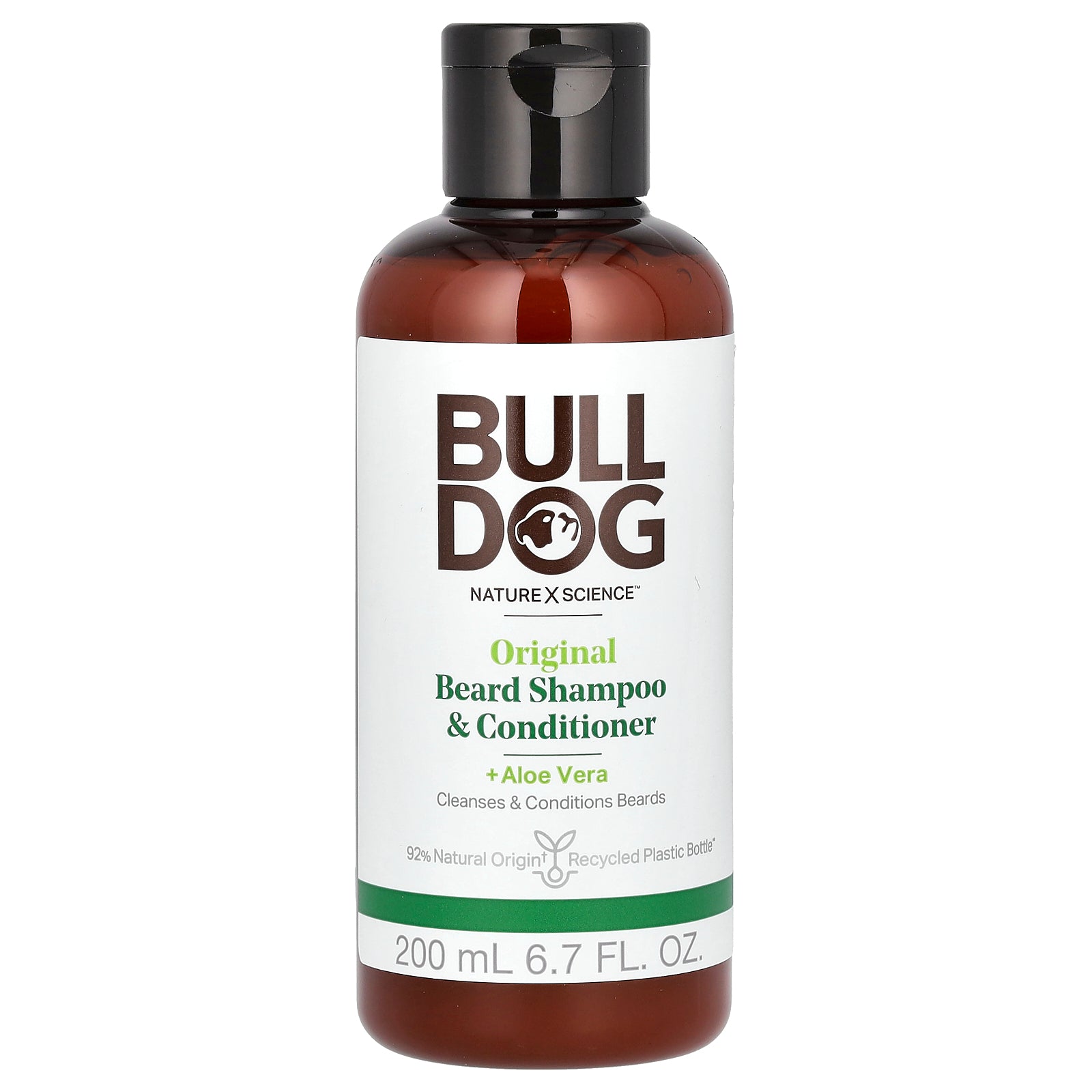 Bulldog Skincare For Men, Beard Shampoo & Conditioner + Aloe Vera, Original , 6.7 fl oz (200 ml)