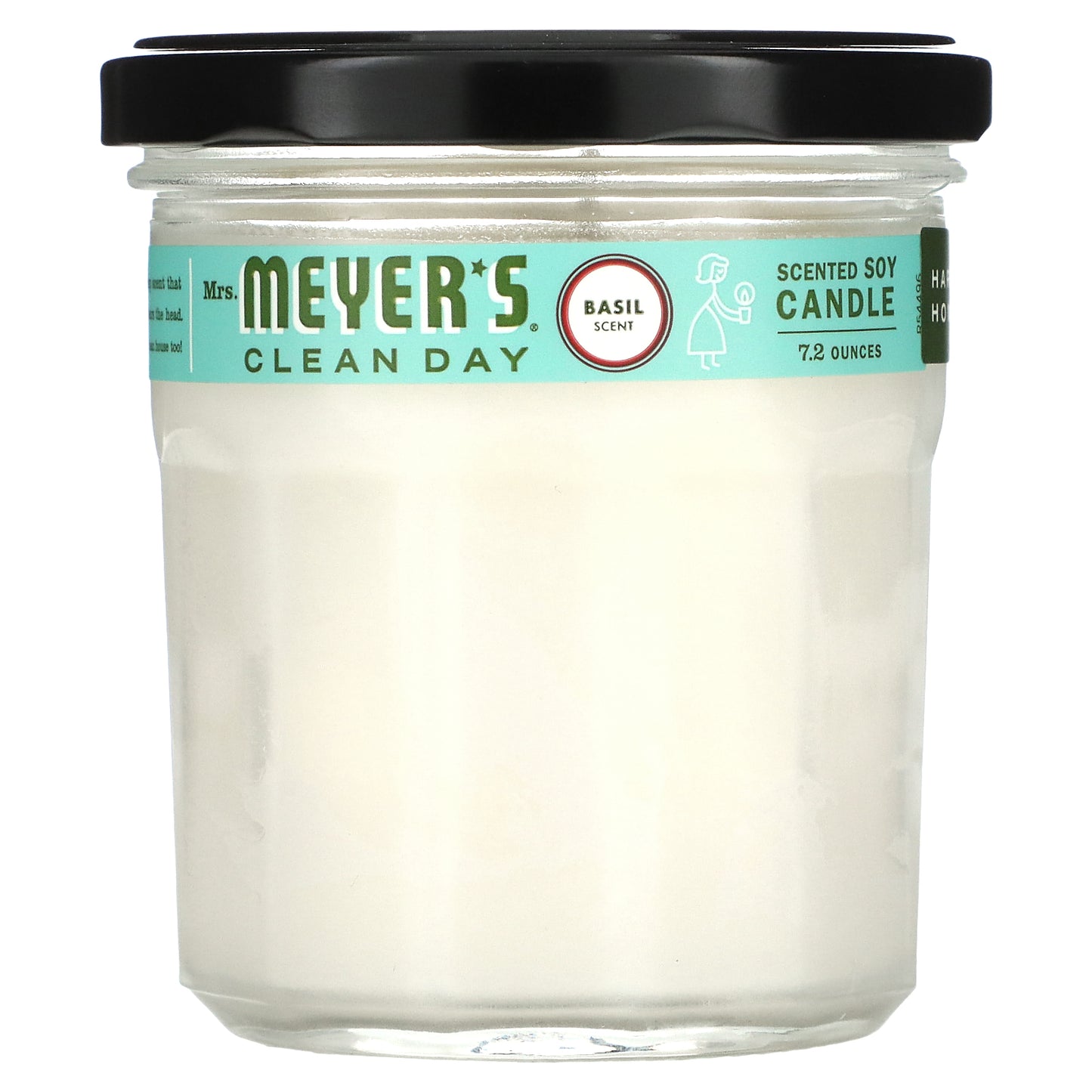 Mrs. Meyers Clean Day, Scented Soy Candle, Basil, 7.2 oz (204 g)