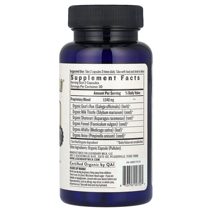 Legendairy Milk, Liquid Gold®, 60 Vegan Capsules