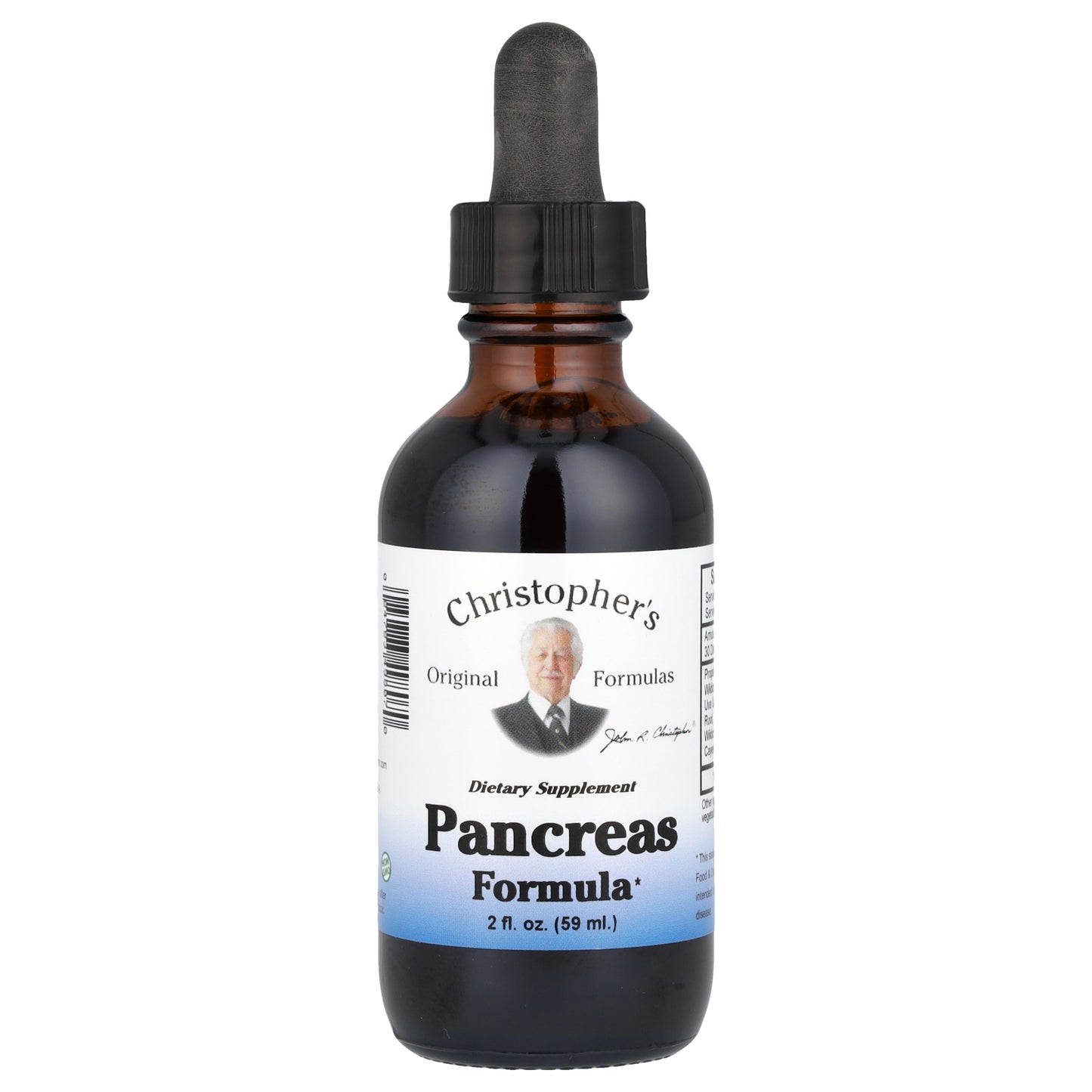 Christopher's Original Formulas, Pancreas Formula, 2 fl oz (59 ml)