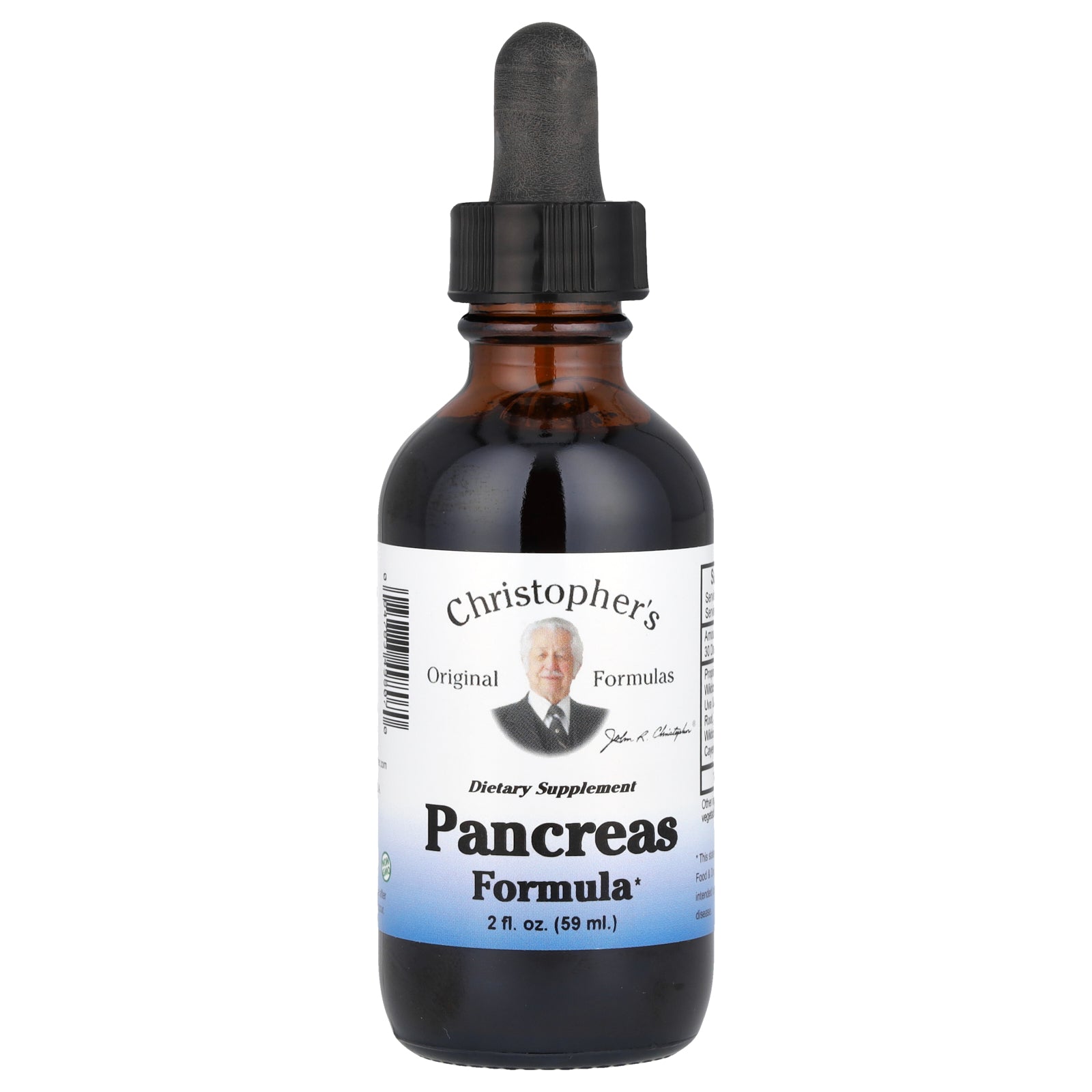 Christopher's Original Formulas, Pancreas Formula, 2 fl oz (59 ml)