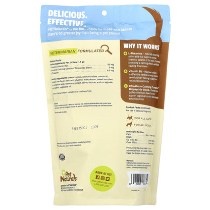 Pet Naturals, Calming®, For Dogs and Cats, All Size, 160 Chews, 8.46 oz (240 g)