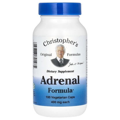Christopher's Original Formulas, Adrenal Formula, 100 Vegetarian Caps