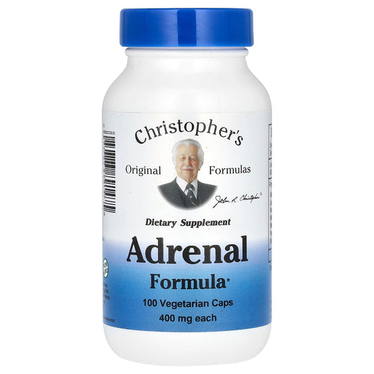 Christopher's Original Formulas, Adrenal Formula, 100 Vegetarian Caps