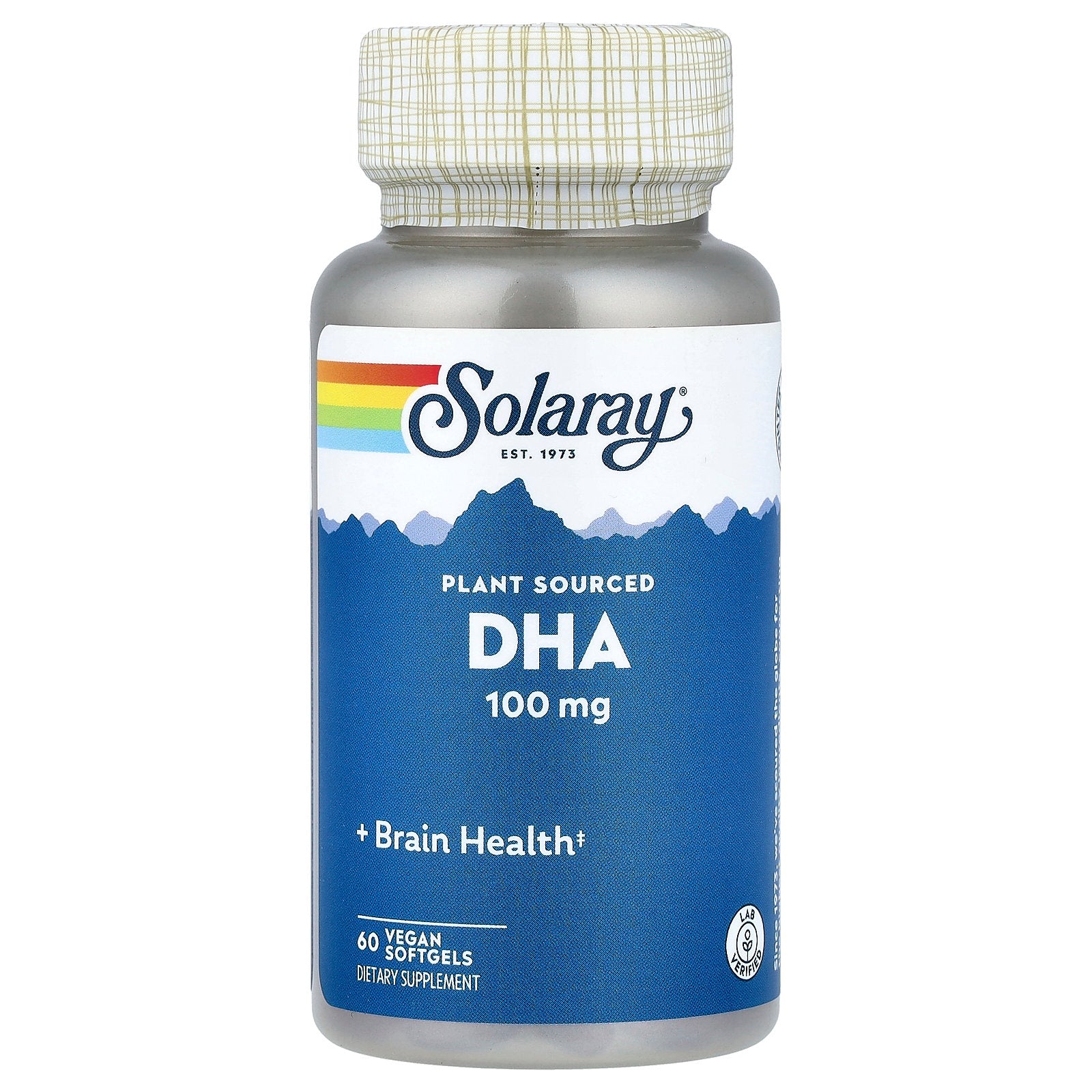 Solaray, Plant Sourced DHA, 100 mg, 60 Vegan Softgels
