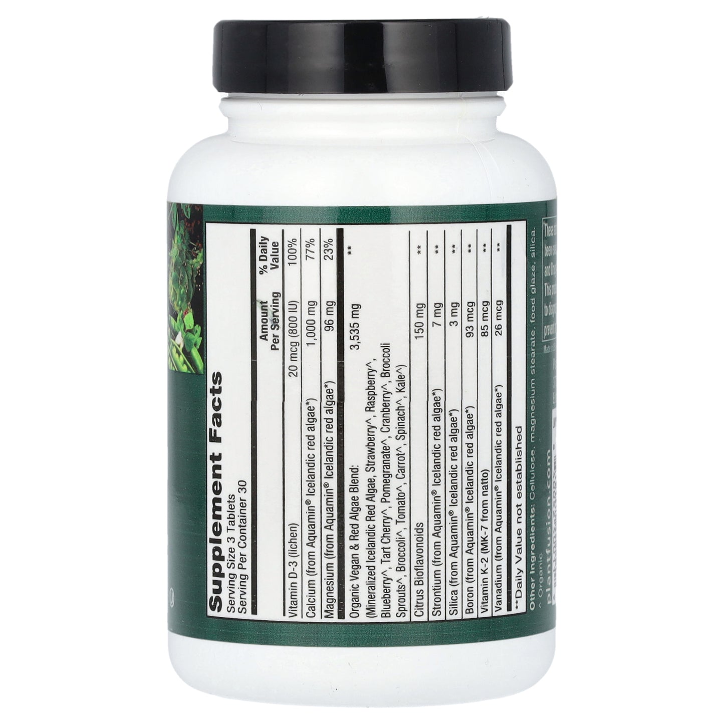 PlantFusion, Vegan Planet-Based Calcium, 90 Tablets (333 mg per Tablet)