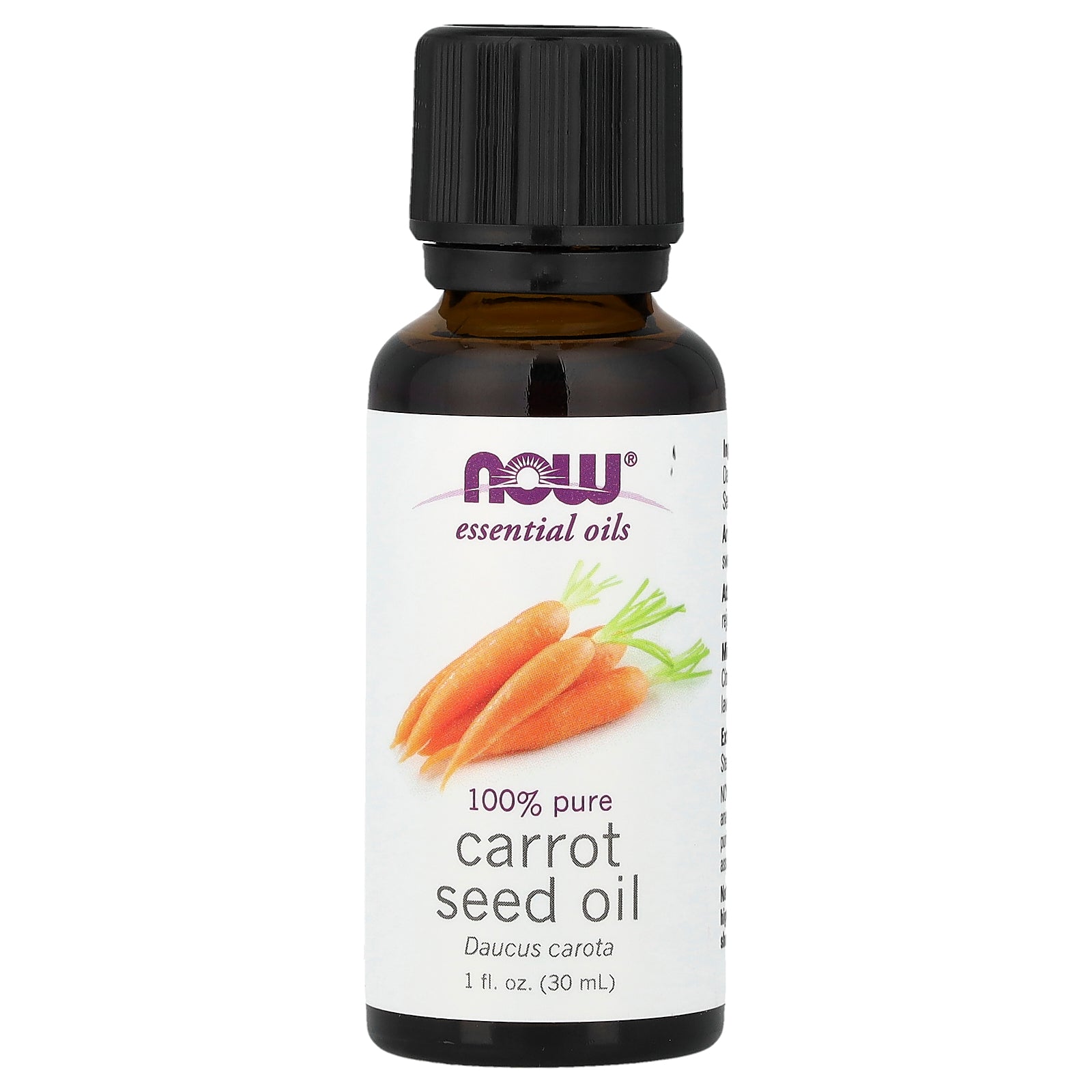 NOW Foods, Essential Oils, Carrot Seed Oil, 1 fl oz (30 ml)