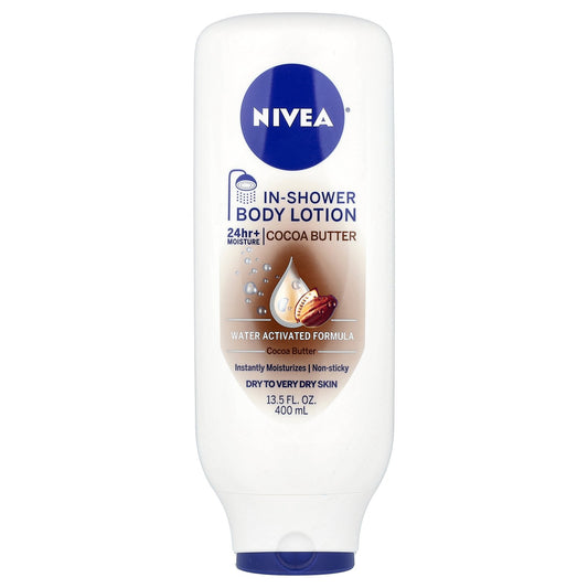 Nivea, In-Shower Body Lotion, Cocoa Butter, 13.5 fl oz (400 ml)