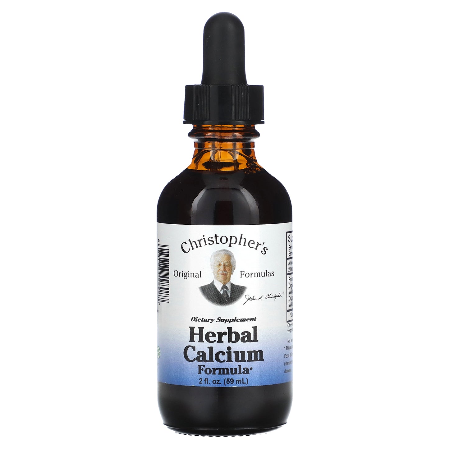 Christopher's Original Formulas, Herbal Calcium Formula,  2 fl oz  (59 ml)