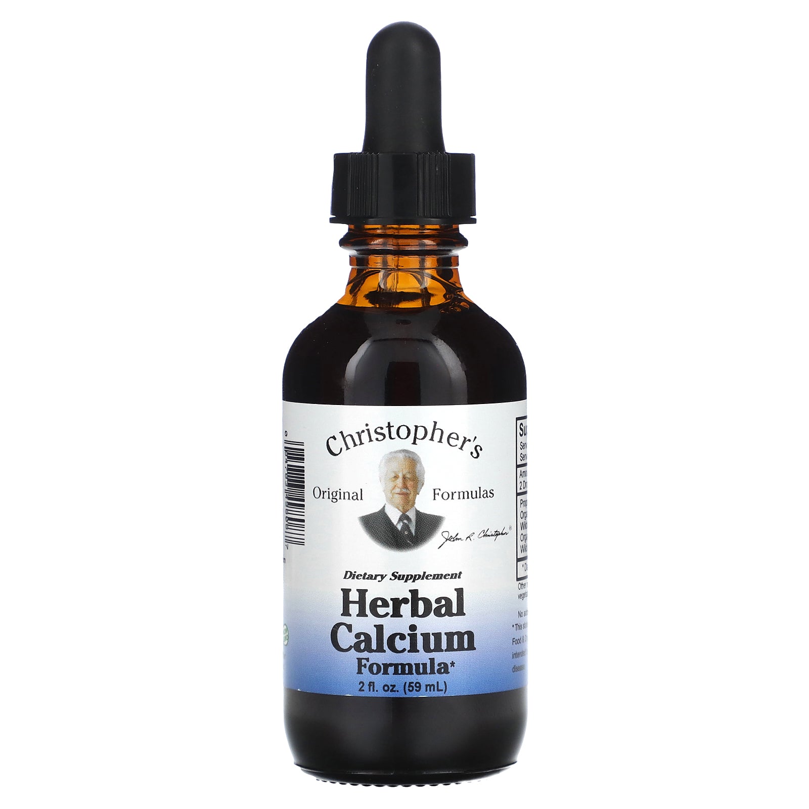 Christopher's Original Formulas, Herbal Calcium Formula,  2 fl oz  (59 ml)