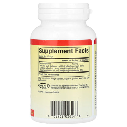 Natural Factors, PS, 100 mg, 120 Softgels