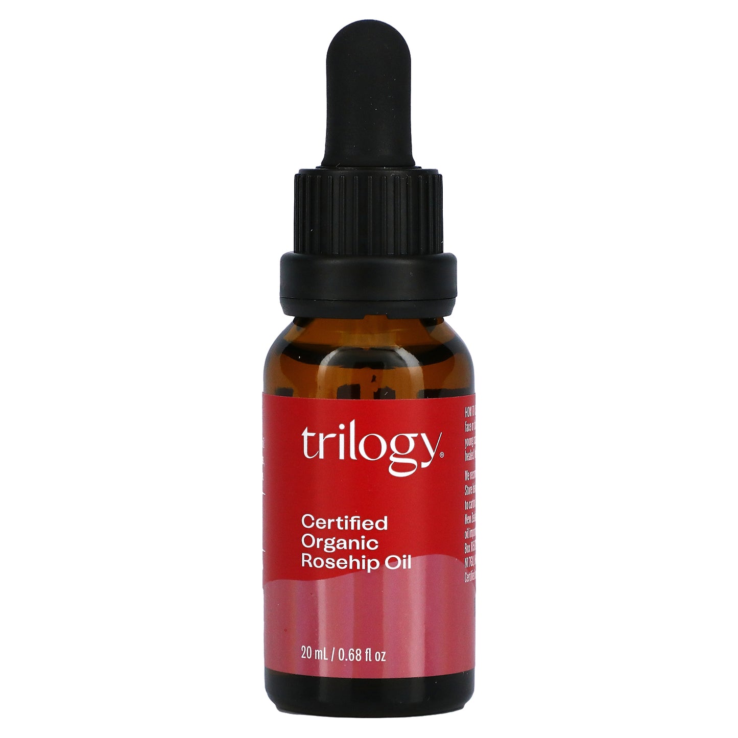 Trilogy, Certified Organic Rosehip Oil, 0.68 fl oz (20 ml)