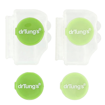 Dr. Tung's, Ecosentials™, Snap-On Toothbrush Protection, Fresh Lime, 4 Count