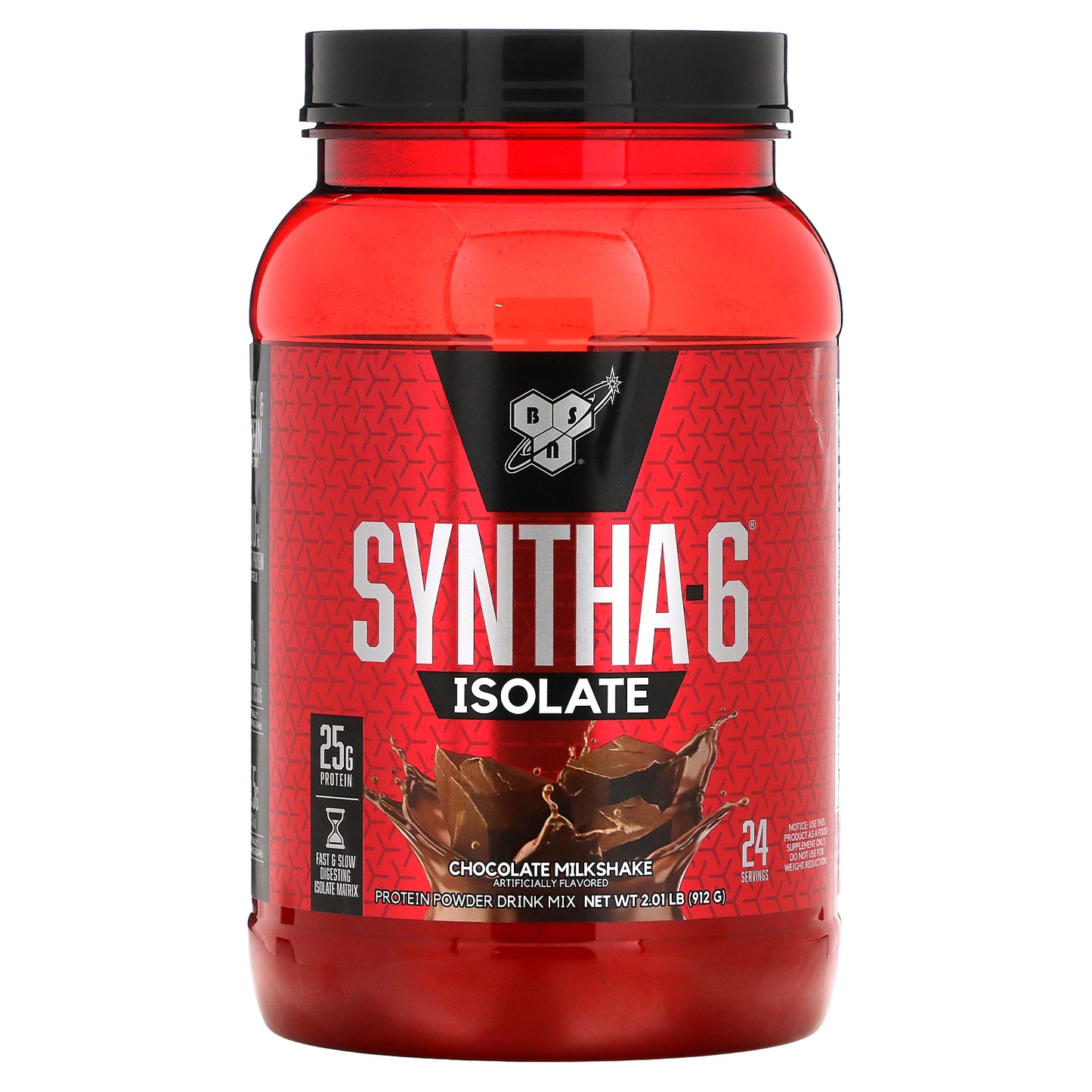 BSN, Syntha-6® Isolate, Protein Powder Drink Mix, Chocolate Milkshake, 2.01 lb (912 g)