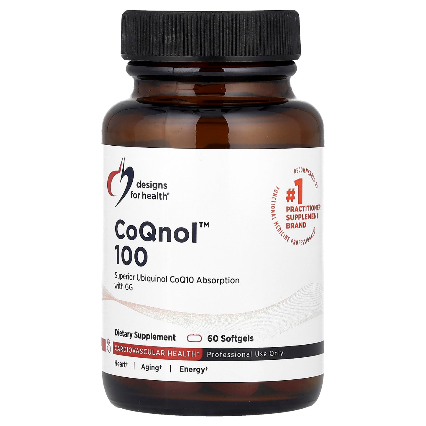 Designs For Health, CoQnol™ 100, 60 Softgels