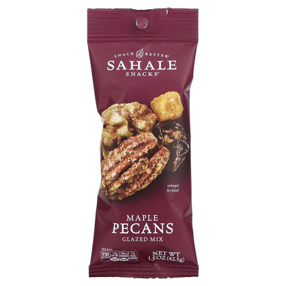 Sahale Snacks, Glazed Mix, Maple Pecans, 9 Packs, 1.5 oz (42.5 g) Each