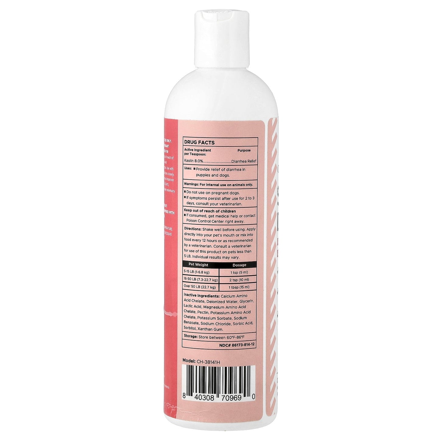 Chew + Heal, Stop The Diarrhea, For Dogs , 12 fl oz (355  ml)