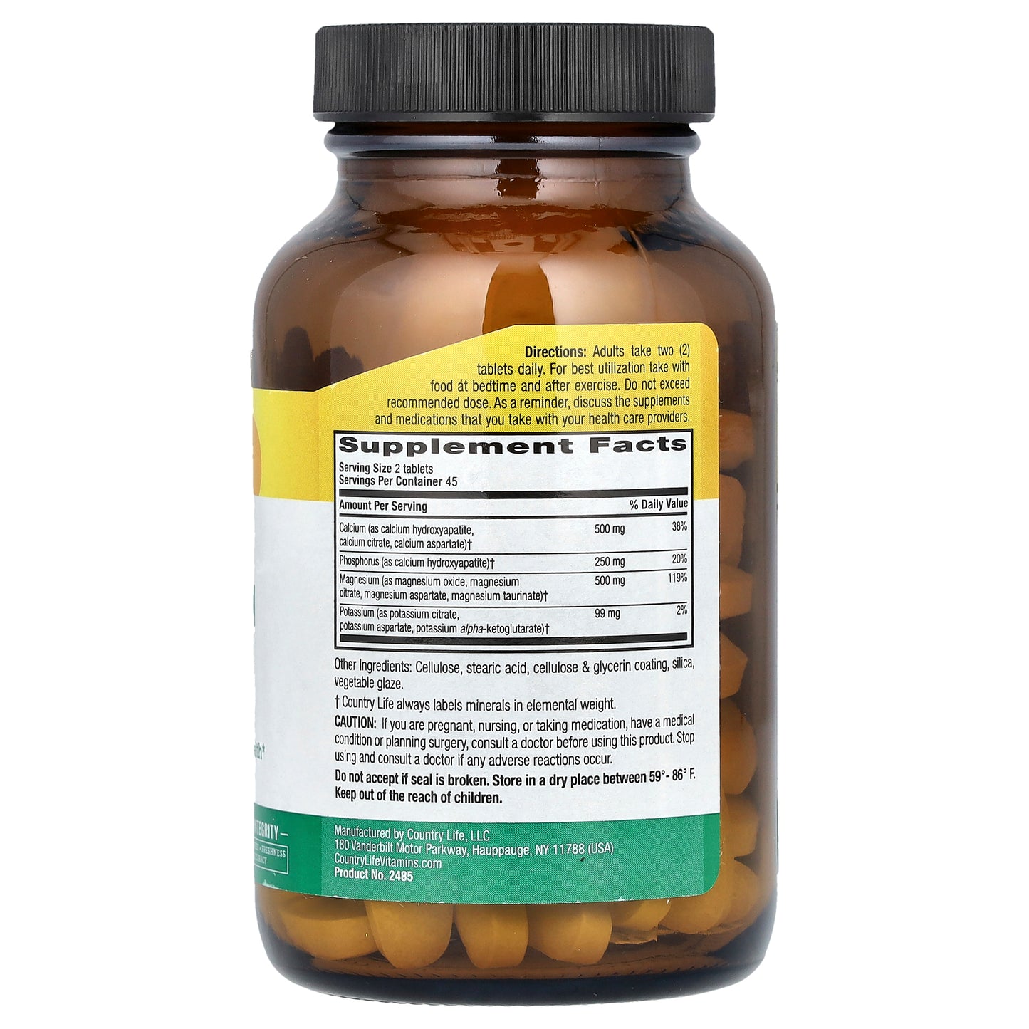 Country Life, Target-Mins®, Calcium Magnesium Potassium, 90 Tablet