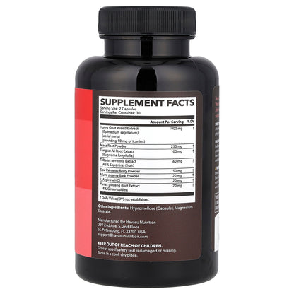 Havasu Nutrition, Horny Goat Weed, 60 Capsules