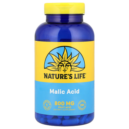 Nature's Life, Malic Acid, 800 mg, 250 Capsules